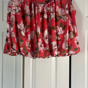 Express Vibrant  Floral Blouse